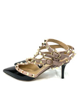 Load image into Gallery viewer, Valentino Garavani RockStud Heels Black Pumps
