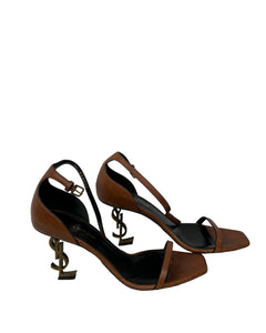 YSL Saint Laurent Opyum Brown Sandal