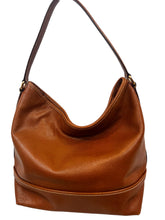 Load image into Gallery viewer, Carolina Herrera Brown Leather Hobo
