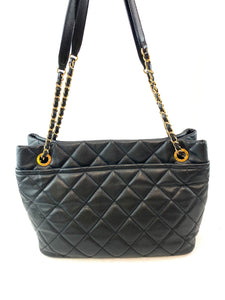 Chanel Quilted Caviar Tote