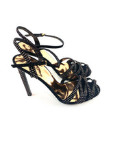 Load image into Gallery viewer, Gucci Black Strap Studded Heels
