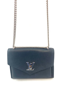 Louis Vuitton, Bags, Louis Vuitton Lockme Ii Bb Noir Chain Calfskin Bag