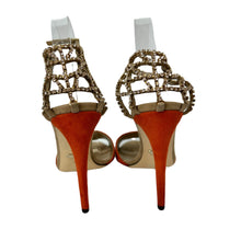 Load image into Gallery viewer, Gucci Orange Sandal Heel
