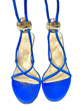 Load image into Gallery viewer, Versace Blue Heels
