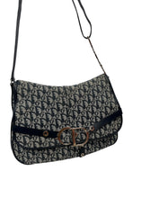 Load image into Gallery viewer, Christian Dior Crossbody Bag Oblique Canvas Blue
