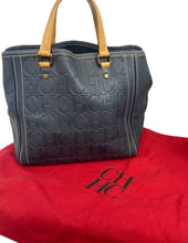 Load image into Gallery viewer, Carolina Herrera Navy Tote
