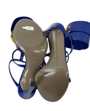 Load image into Gallery viewer, Gucci Blue Sandal Heel
