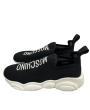 Load image into Gallery viewer, Moschino Black Slip On Sneakers Black
