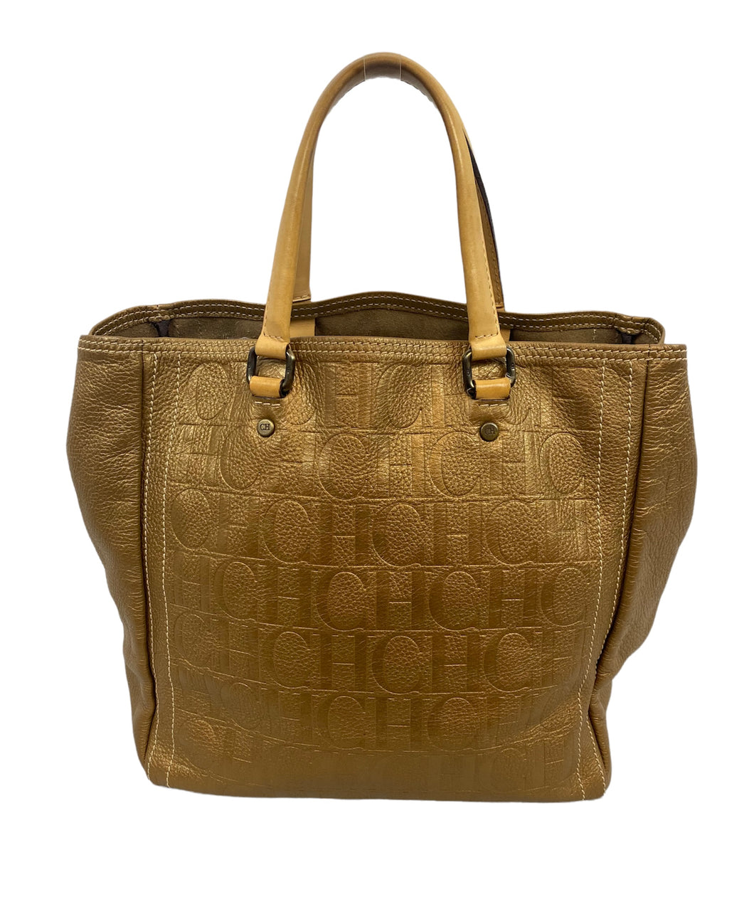 Carolina Herrera Gold Tote