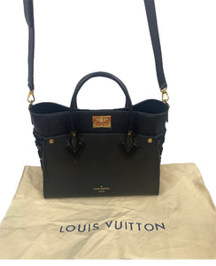 Louis Vuitton On My Side MM Black Bag