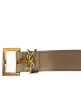 Load image into Gallery viewer, YSL Saint Laurent CASSANDRE BELT WITH SQUARE BUCKLE
