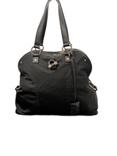 Load image into Gallery viewer, YSL Black Nylon Large Muse Tote Shoulder Bag
