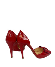 Load image into Gallery viewer, Christian Louboutin Jolie-Noeud Dorcet Red Leather Pumps
