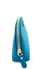 Load image into Gallery viewer, Gucci Blue Guccissima Cosmetic Bag
