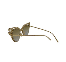 Load image into Gallery viewer, Dolce Gabbana Gold Cat Eye Sunglasses
