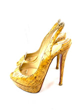 Load image into Gallery viewer, Christian Louboutin Cork Peep Toe Pumps
