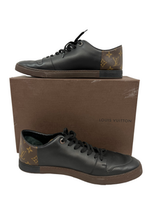 Louis Vuitton Line Up Monogram High Top Sneakers Black