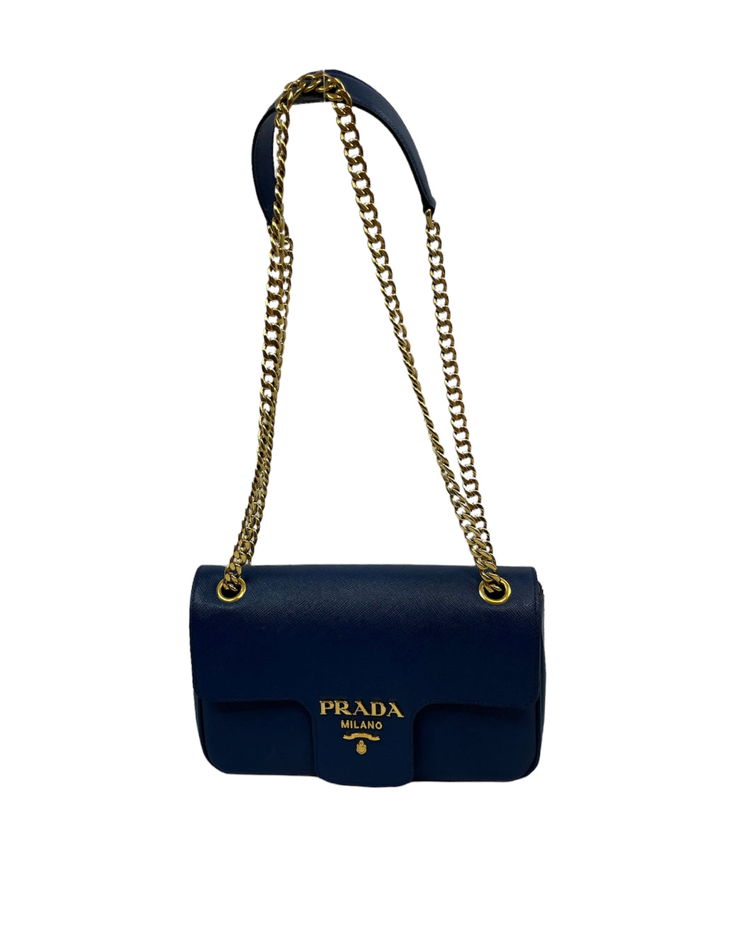 Prada Logo Saffiano Leather Crossbody Bag on SALE