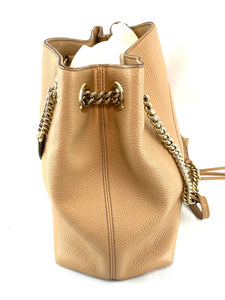 Gucci Soho Hobo Nude Leather Shoulderbag