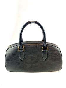 Louis Vuitton Epi Jasmine Leather Handbag (pre-owned) in Black