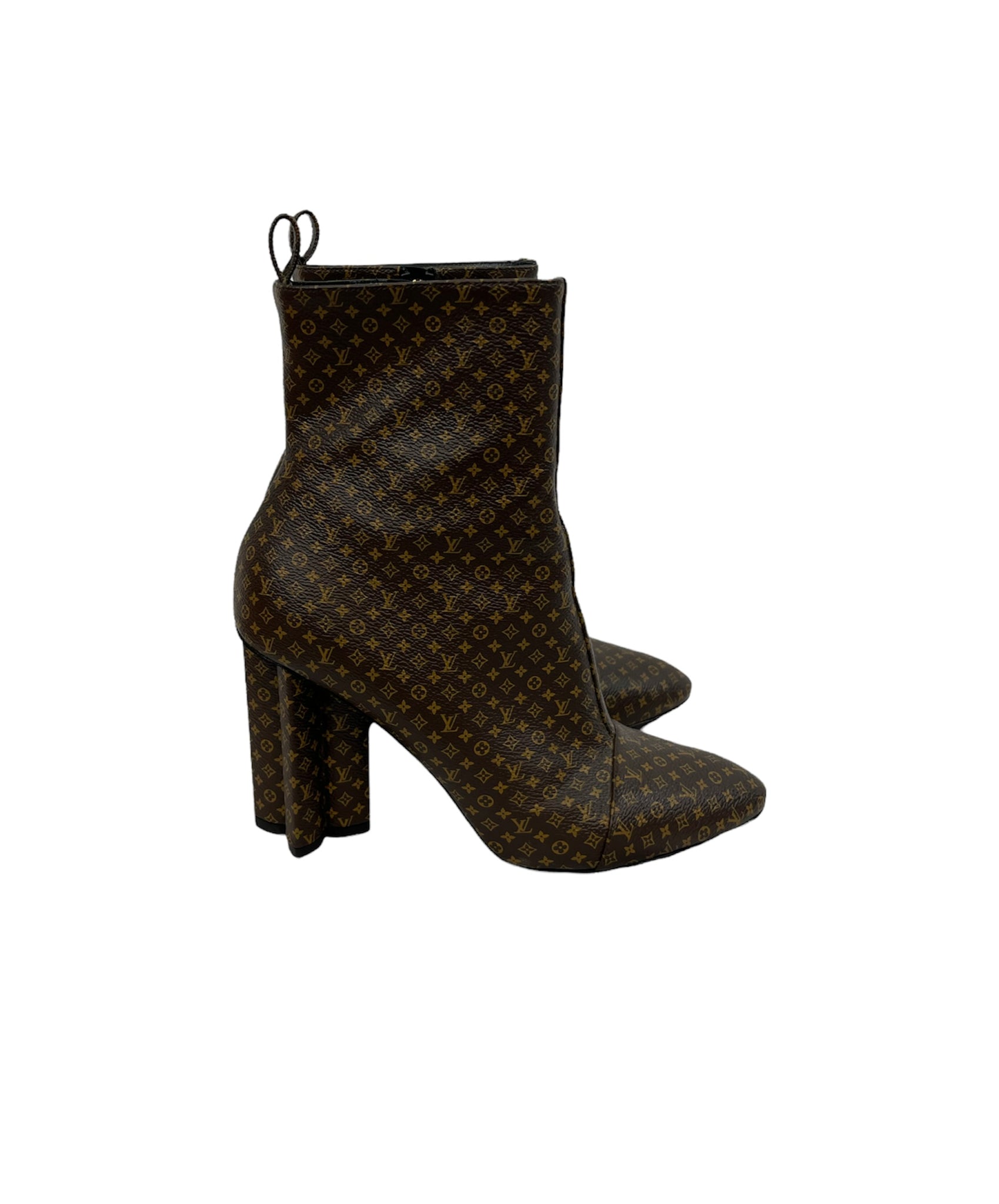 Louis Vuitton Monogram Silhouette Ankle Boot