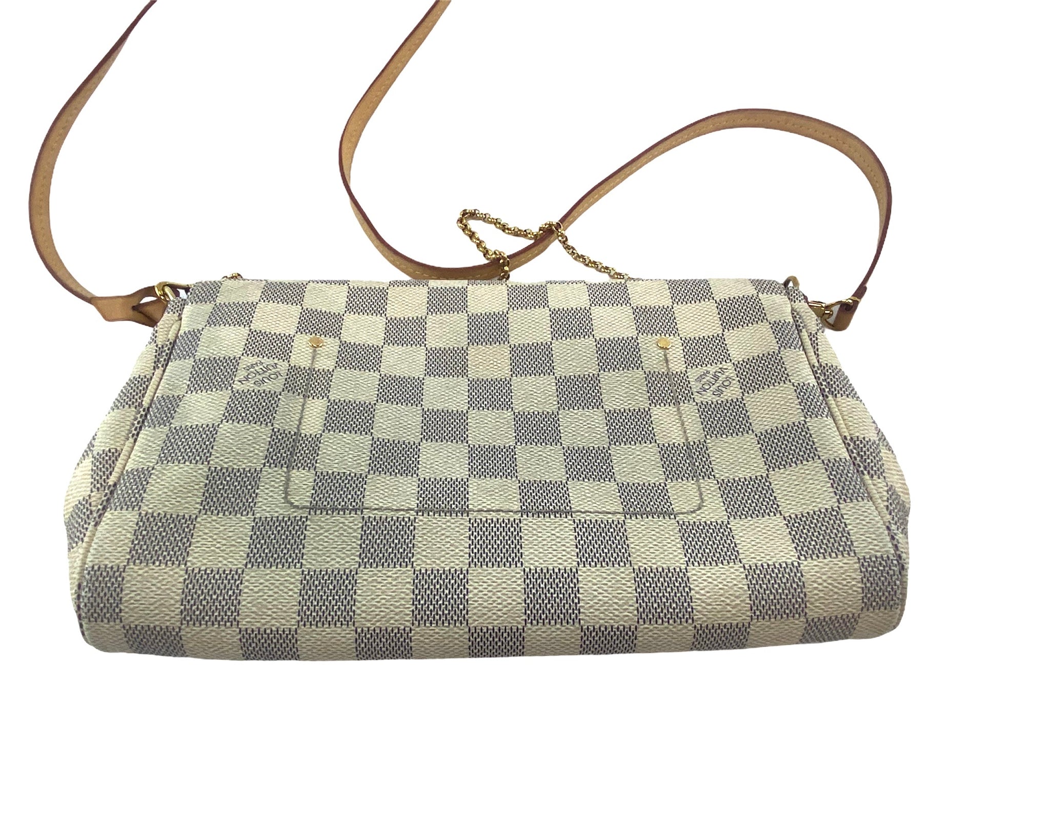 Louis Vuitton Favorite MM Damier Azur Crossbody/ Handbag – thankunext.us