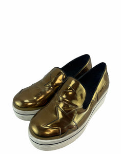 Stella McCartney Metallic Gold Sneakers