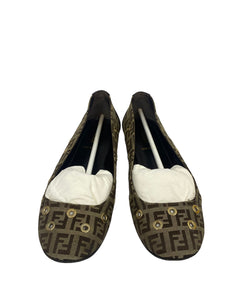 Fendi Zucchino Ballet Flats