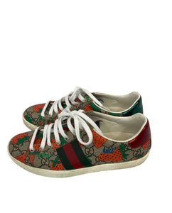 Gucci GG Strawberry Ace Sneakers
