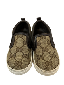 Gucci Monogram Slip On Loafers Gucci