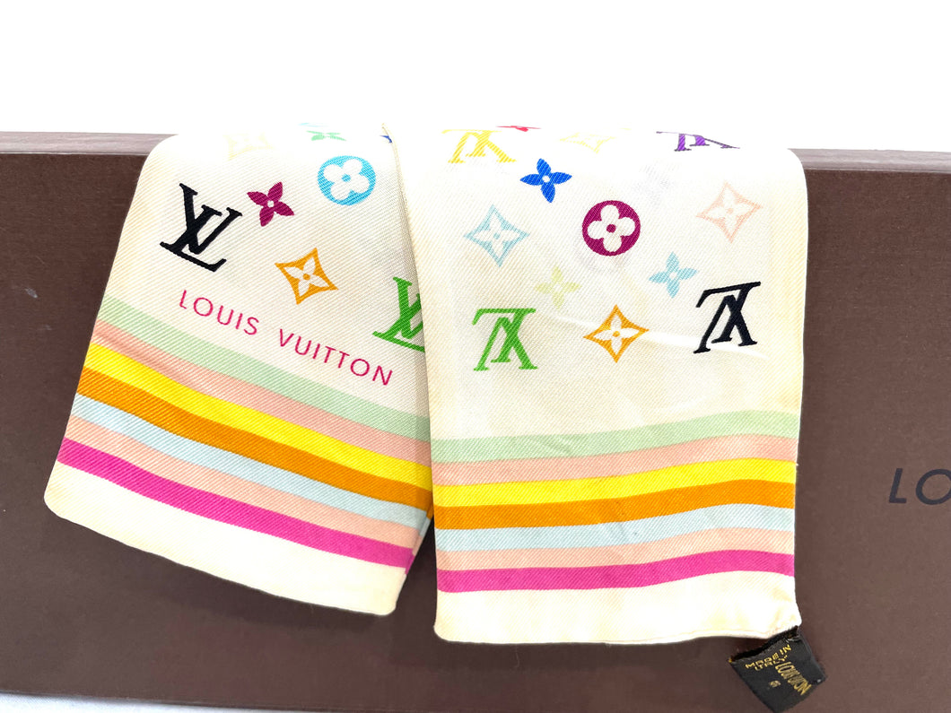 Louis Vuitton Twilly White