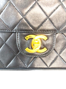 Chanel Vintage Black Medium Flap Bag