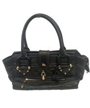 Load image into Gallery viewer, Burberry Leather Quilted Black Manor Bag
