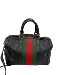 Gucci Boston Leather Bowling Bag