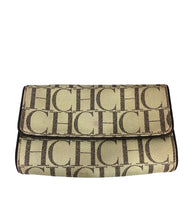 Load image into Gallery viewer, Carolina Herrera Brown Monogram Pouch
