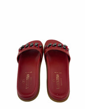 Load image into Gallery viewer, Valentino Garavani Chunky Red Chain Slides
