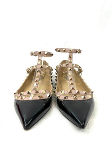 Valentino Garavani Rockstud Black Flats