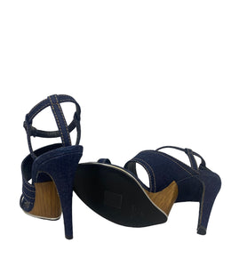 Bottega Veneta Denim Slingbacks