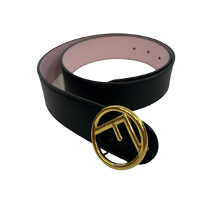 Fendi Black/Pink reversible belt