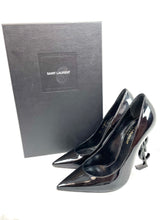 Load image into Gallery viewer, YSL Black Opyum 110 Patent Leather Pumps
