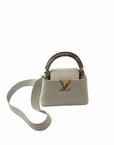 Louis Vuitton Capucines Mini, White