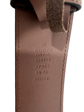 Load image into Gallery viewer, Gucci GG Marmont Belt Leather Beige X Gold
