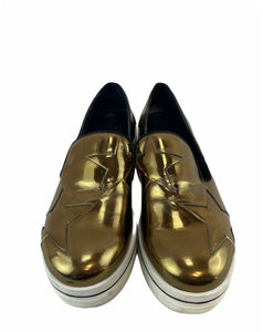 Stella McCartney Metallic Gold Sneakers