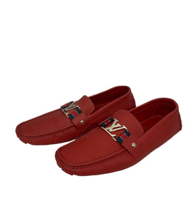 louis vuitton loafers red