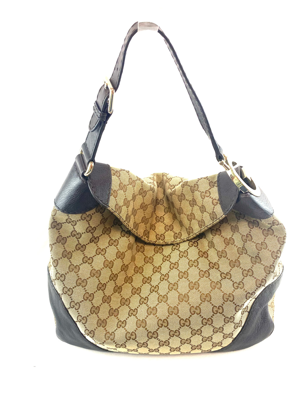 Gucci Hobo Guccissima Canvas Handbag