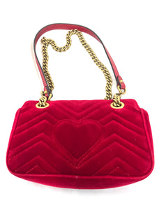 Gucci Red Velvet crossbody