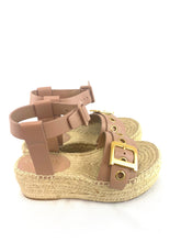 Load image into Gallery viewer, Christian Dior Nude Wedge Sandal
