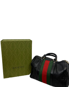 Gucci Boston Leather Bowling Bag