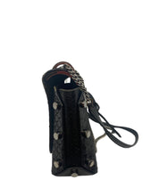 Load image into Gallery viewer, Jimmy Choo Metallic Black Python Crossbody
