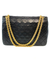 Load image into Gallery viewer, Chanel Vintage Black Medium Flap Bag
